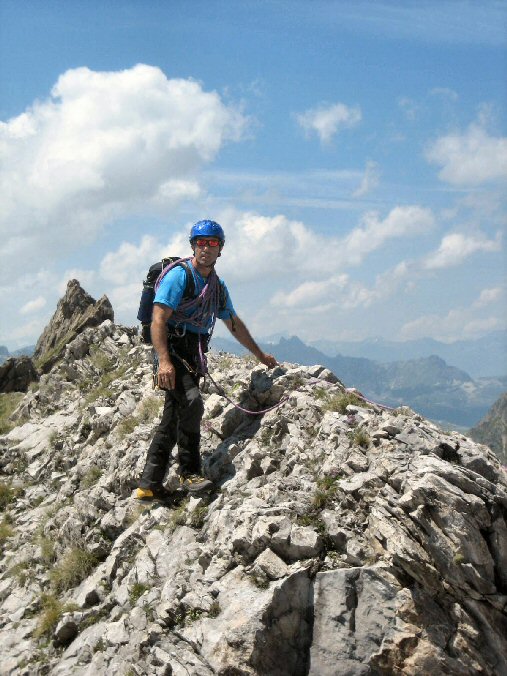 Aiguille de la Vanoise (60).jpg - Reprise du rocher